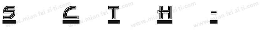 Sonic Cut Thru Heavy字体转换